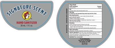 Image Description (30 mL Hydrating Mist Hand Sanitizer With Silicone Keychain Holder   Signature Scent)
